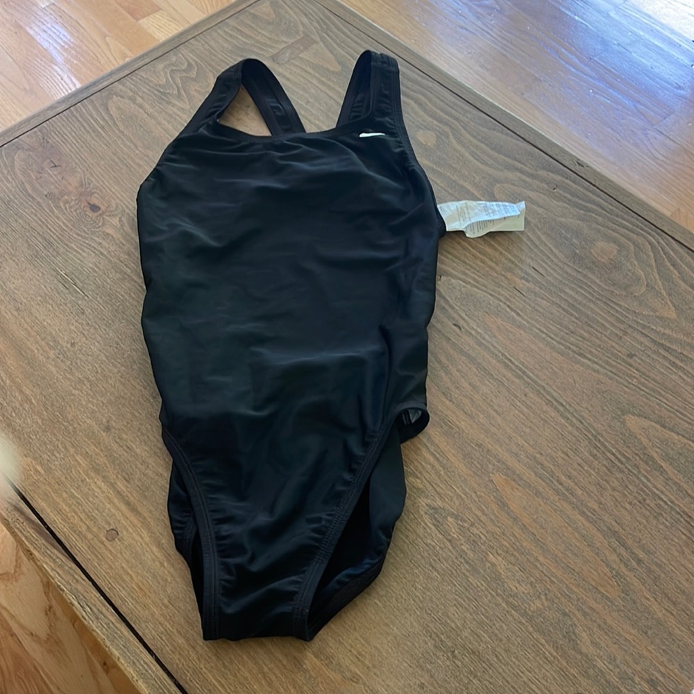 Nike Swimsuit size 32 M 6 color black